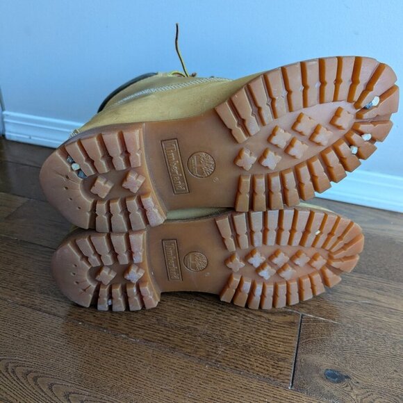 Timberland Men 8 M 6” Classic Work Boots Nubuck Leather Beige Primaloft 400gm - Picture 6 of 13